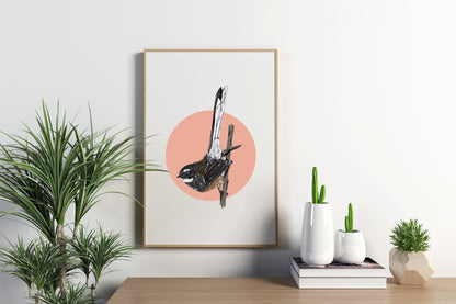 Pīwakawaka Print