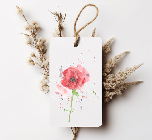 Poppy Gift Tag