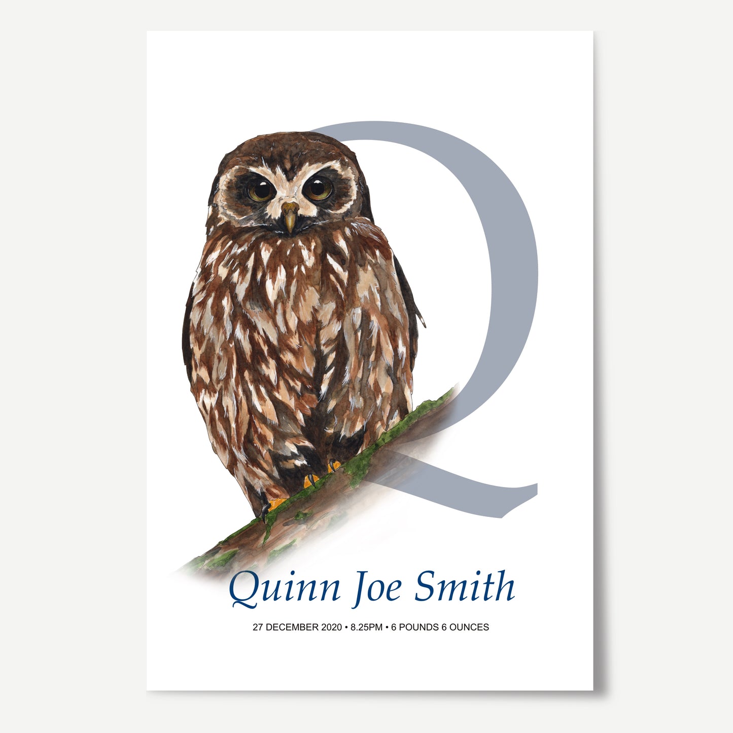 Q Letter Custom Print