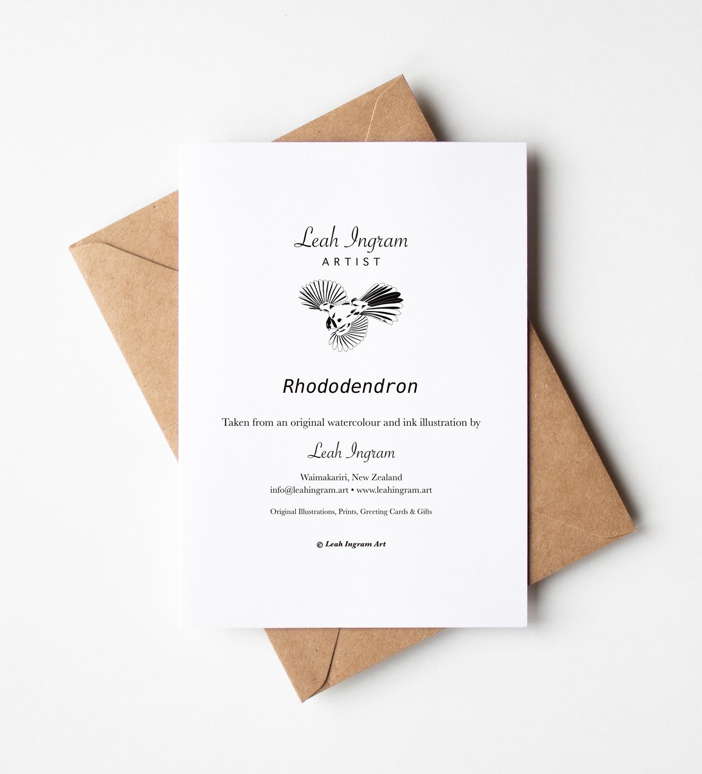Rhododendron Greeting Card