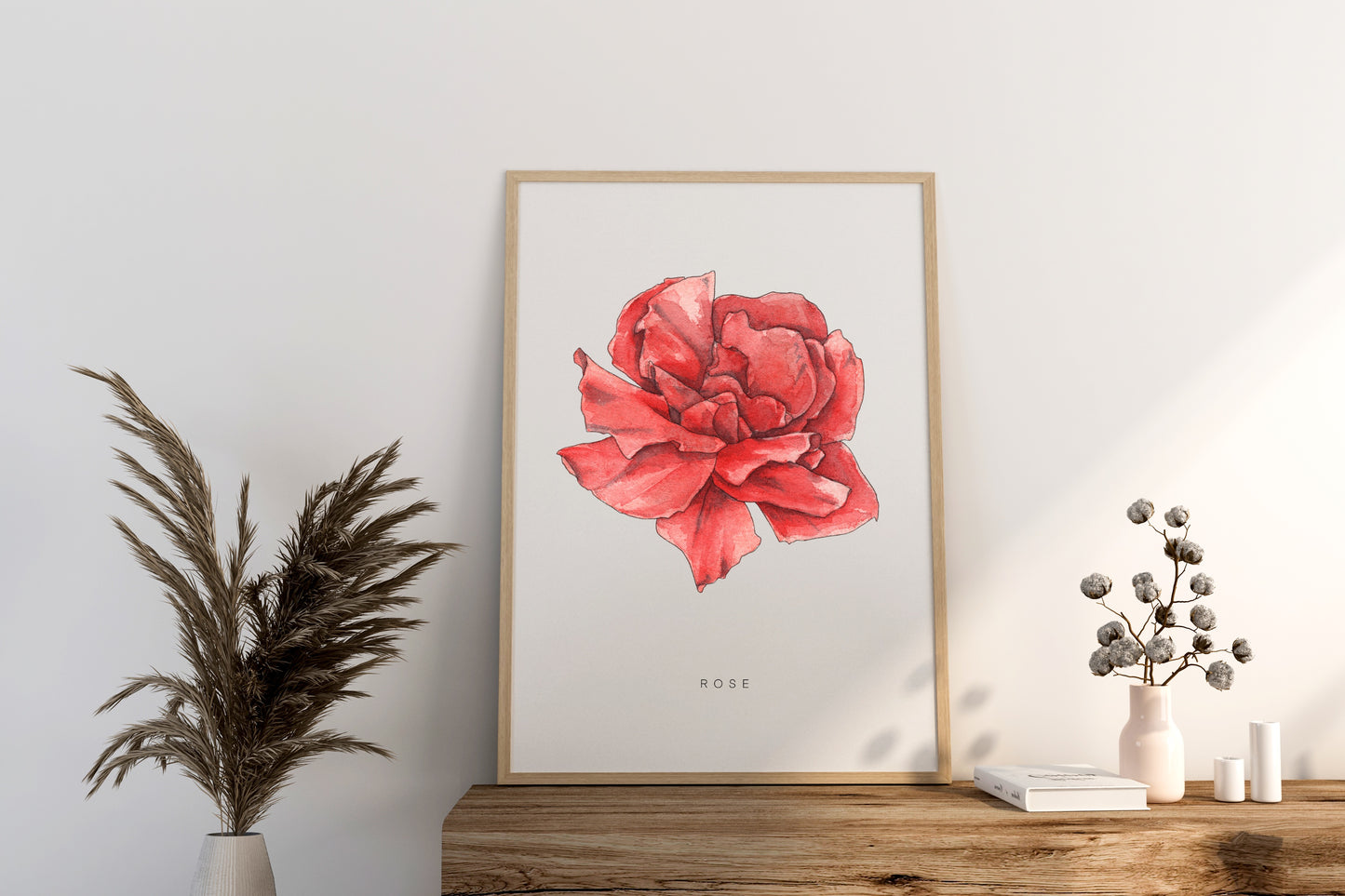 Rose Flower Print