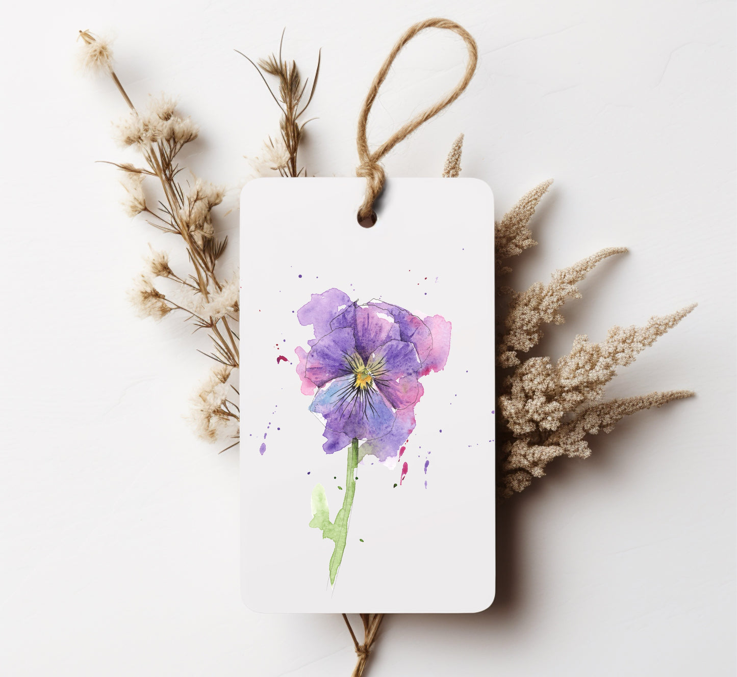 Violet Gift Tag