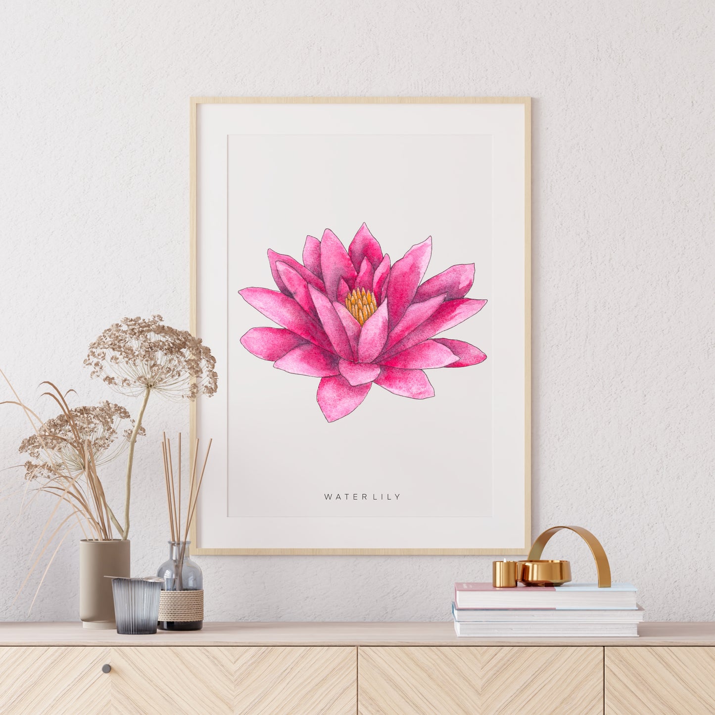 Water Lily Flower Print