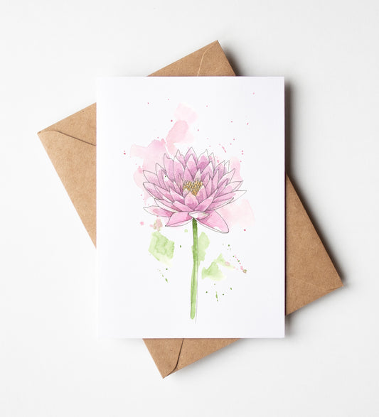 Water Lily Greeting Card