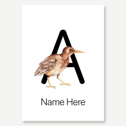 Custom Alphabet Print