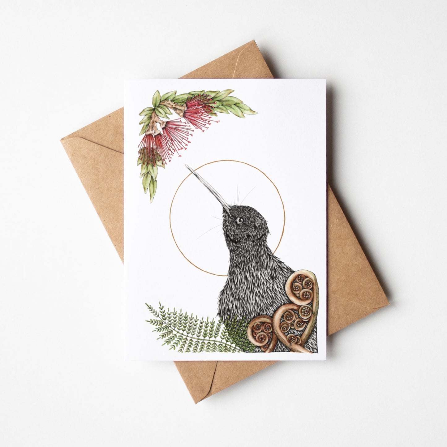 Christmas Kiwi Greeting Card