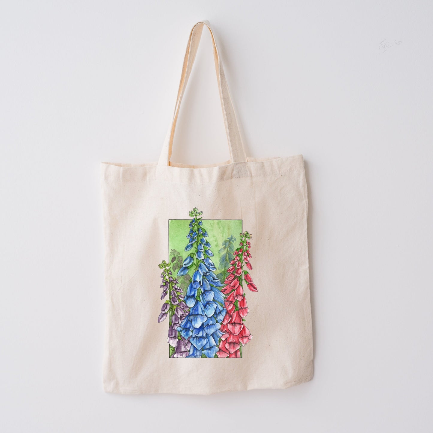 Foxgloves Tote Bag