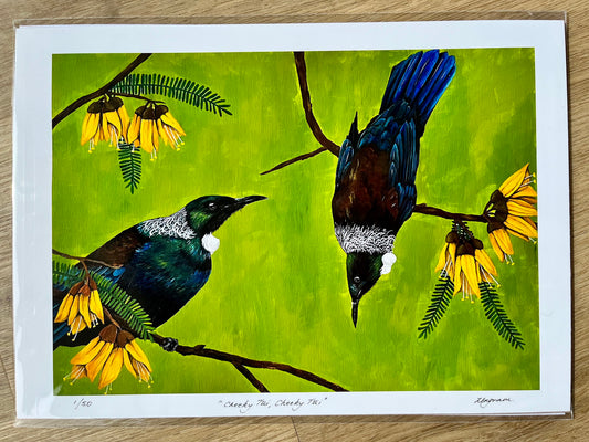 CLEARANCE - A4 Cheeky Tui