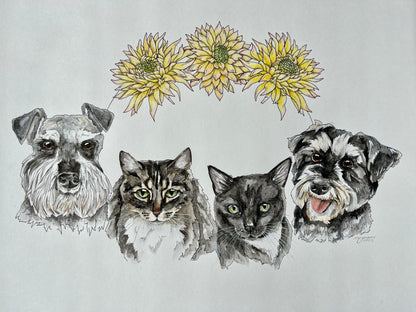 Custom Animal Painting - Original Artwork
