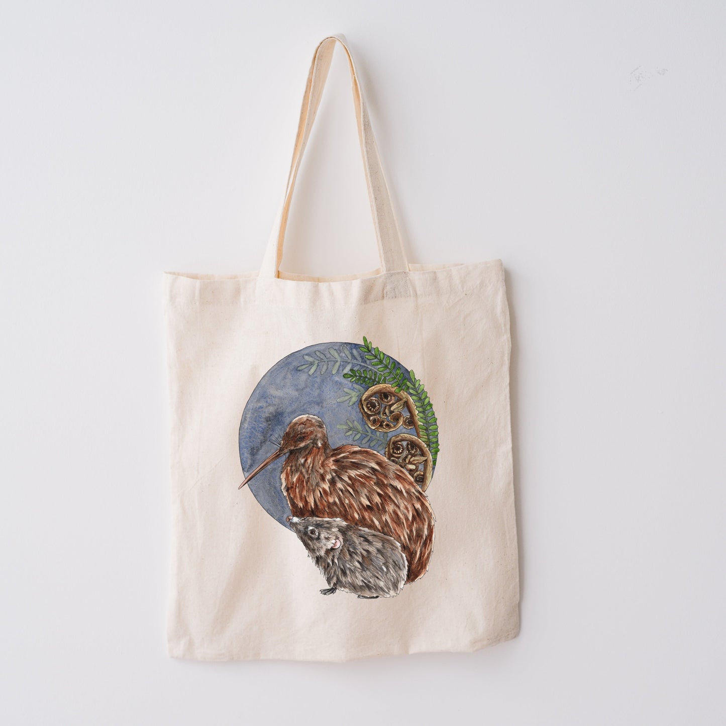 Kiwi & Hedgehog Tote Bag