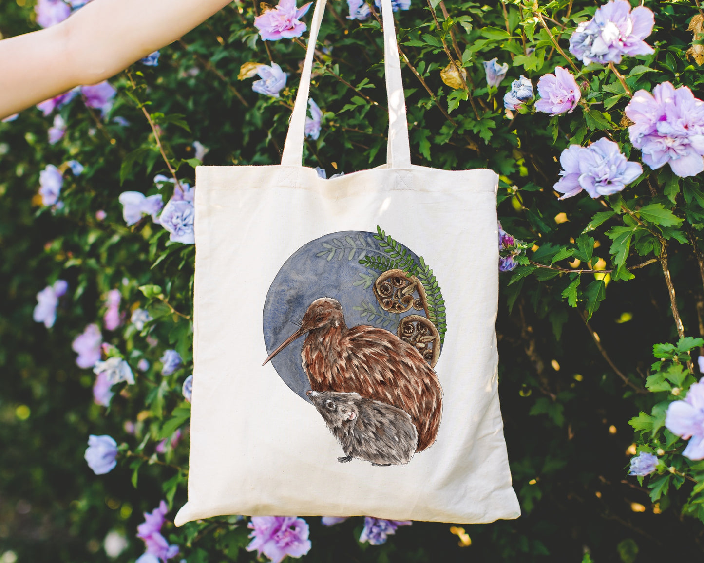 Kiwi & Hedgehog Tote Bag