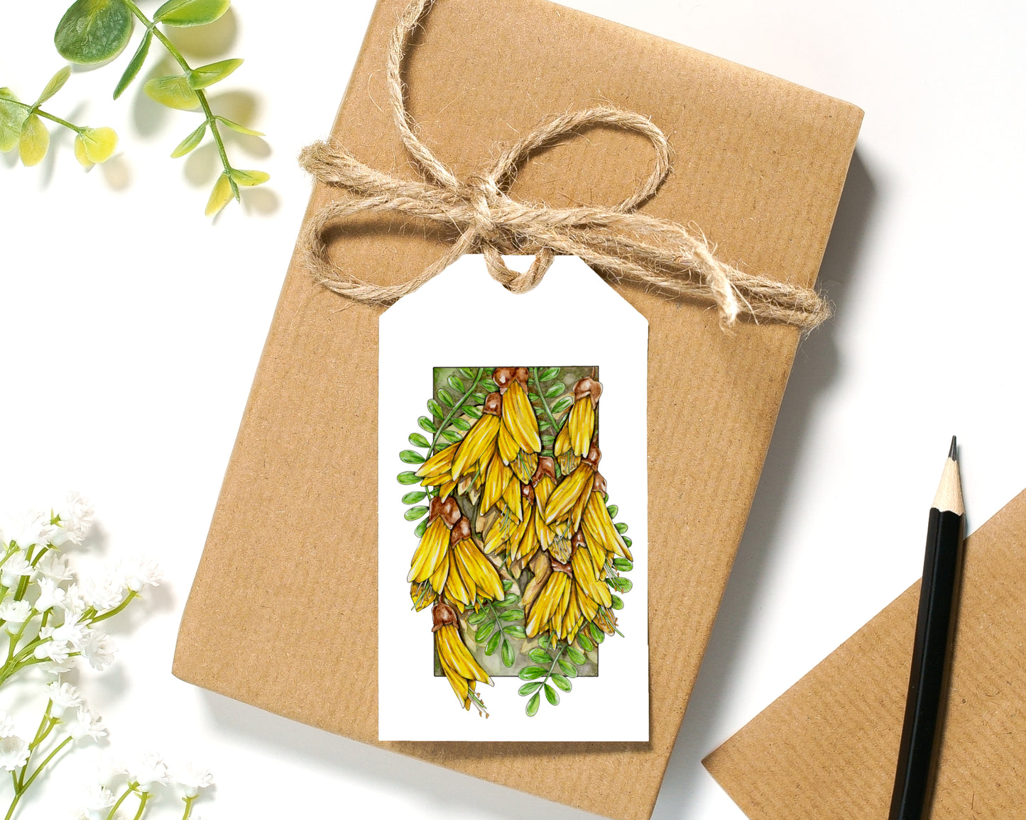 Kōwhai Gift Tag