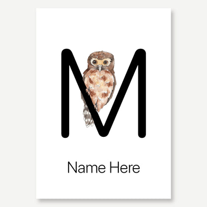 Custom Alphabet Print