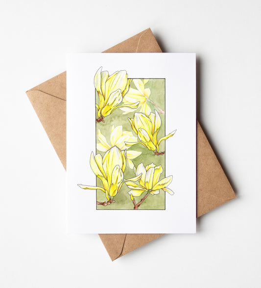 Magnolia Greeting Card