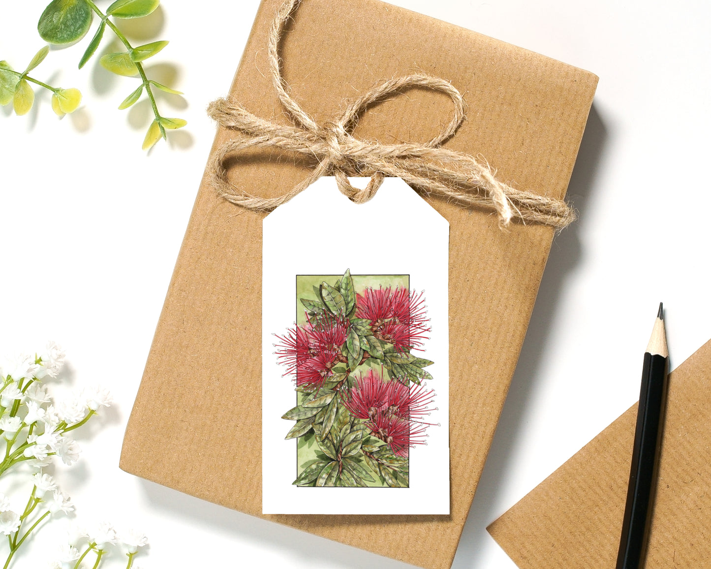 Pōhutukawa Gift Tag