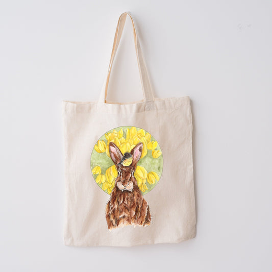 Tomtit & Rabbit Tote Bag