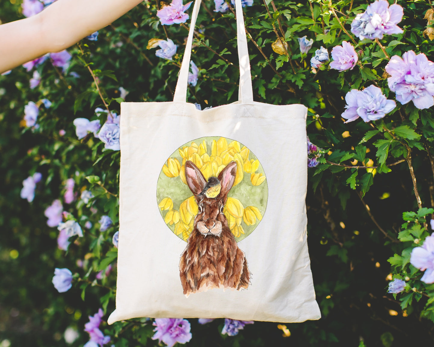 Tomtit & Rabbit Tote Bag