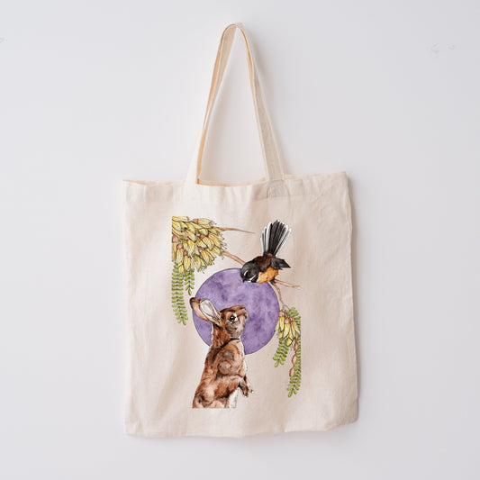 Pīwakawaka & Rāpeti Tote Bag