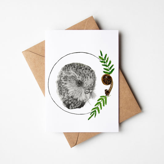 Kākāpō Greeting Card