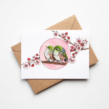 Native Pair Tauhou Greeting Card